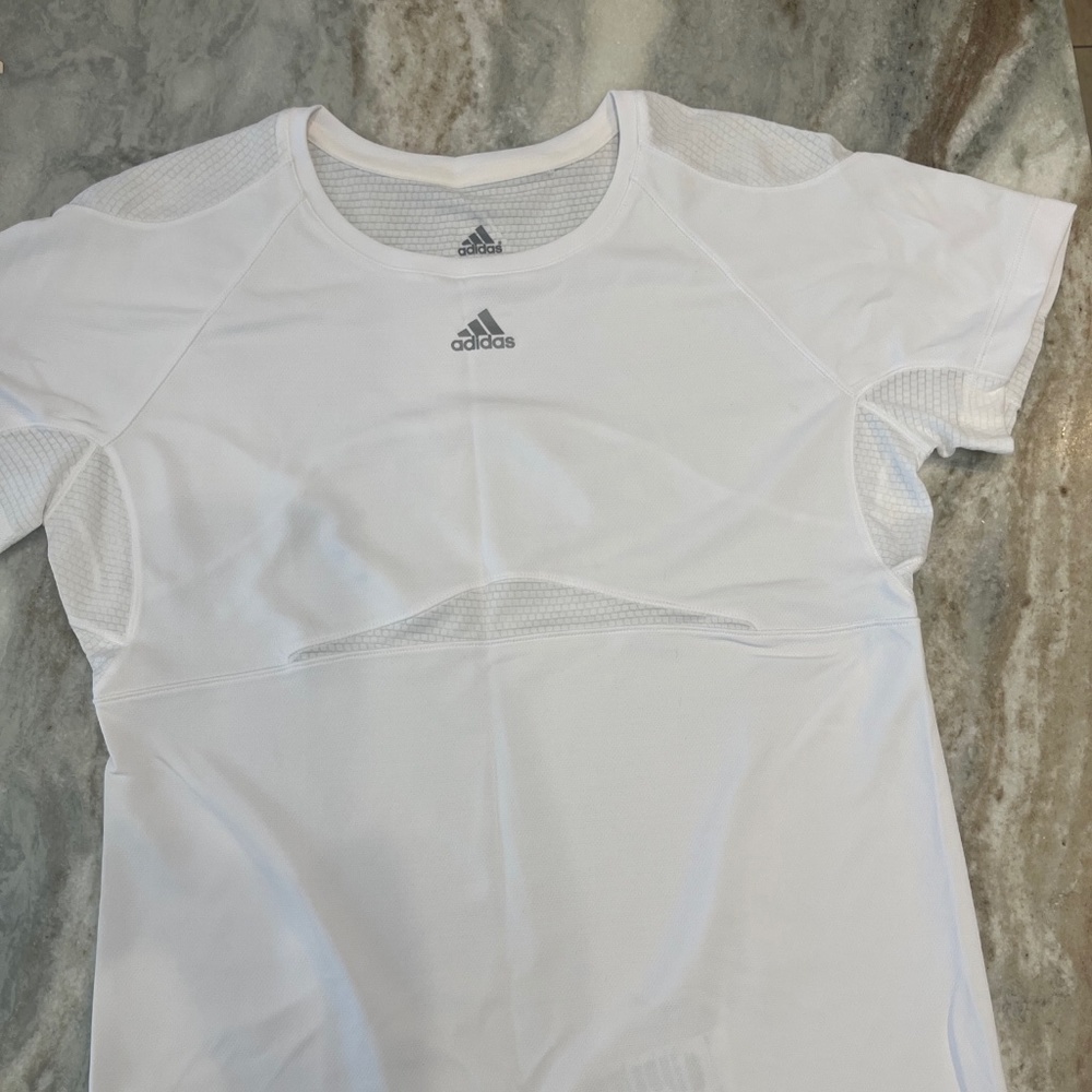 White Addidas without shirt